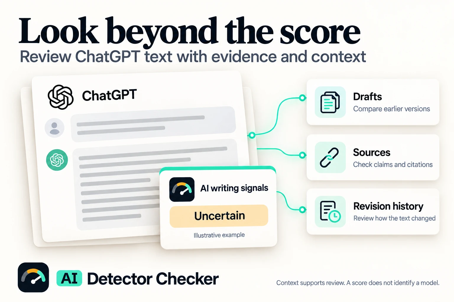 Text Alone Cannot Reliably Identify ChatGPT